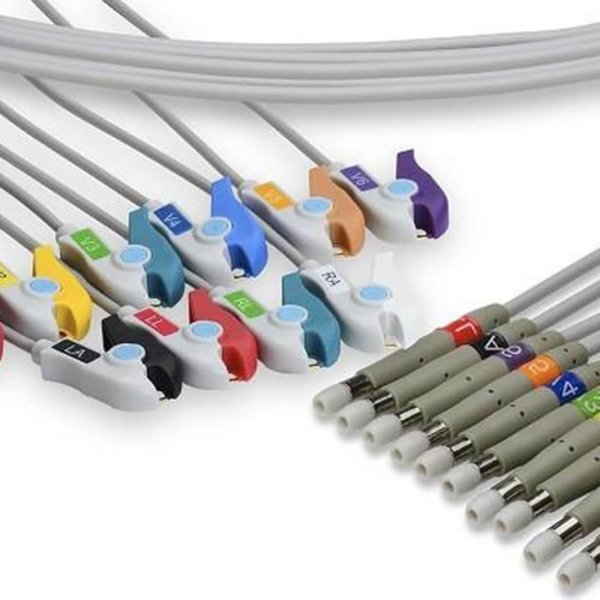 Ilc Replacement for Welch Allyn CP 200 EKG Leadwires Pinch/grabber CP 200 EKG LEADWIRES PINCH/GRABBER WELCH ALLYN
